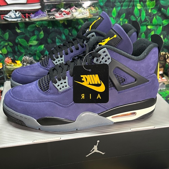 Jordan 4 Retro Imperial Purple/Lakers Men’s Size 12Brand New In Box!!